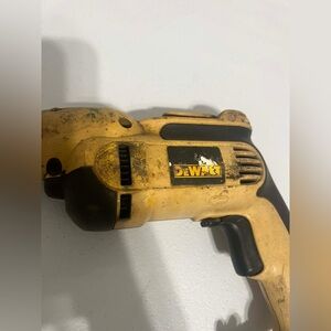 DeWalt Yellow and Black Corded Drill